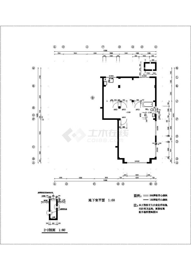 某二层别墅建筑设计CAD方案图带效果图-图二