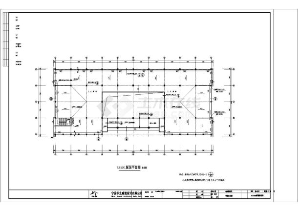 某地综合用房建筑CAD施工图纸-图二