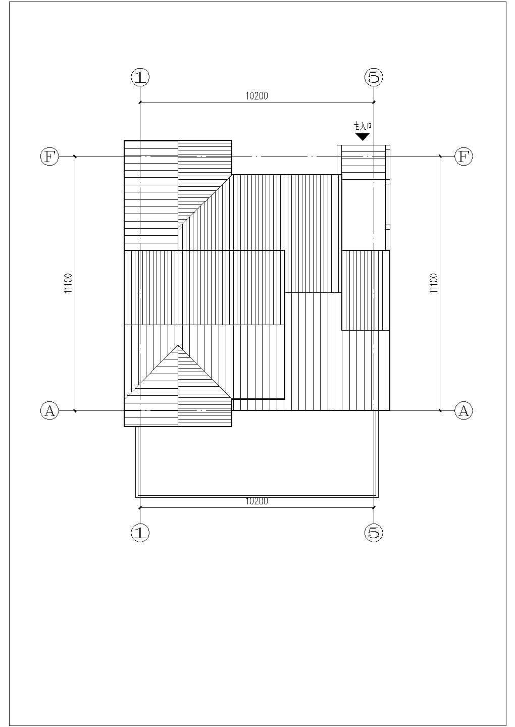 日式别墅CAD规划参考图