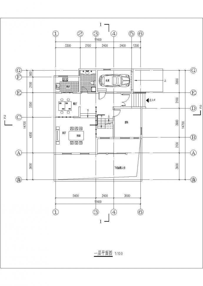 某地日式别墅方案建筑设计施工图_图1