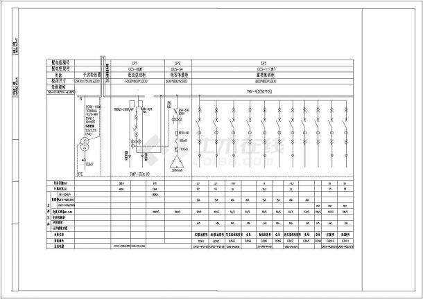 某10KV高压变电站配电设计cad全套电气施工图（含设计说明，含配电、照明及防雷设计）-图二