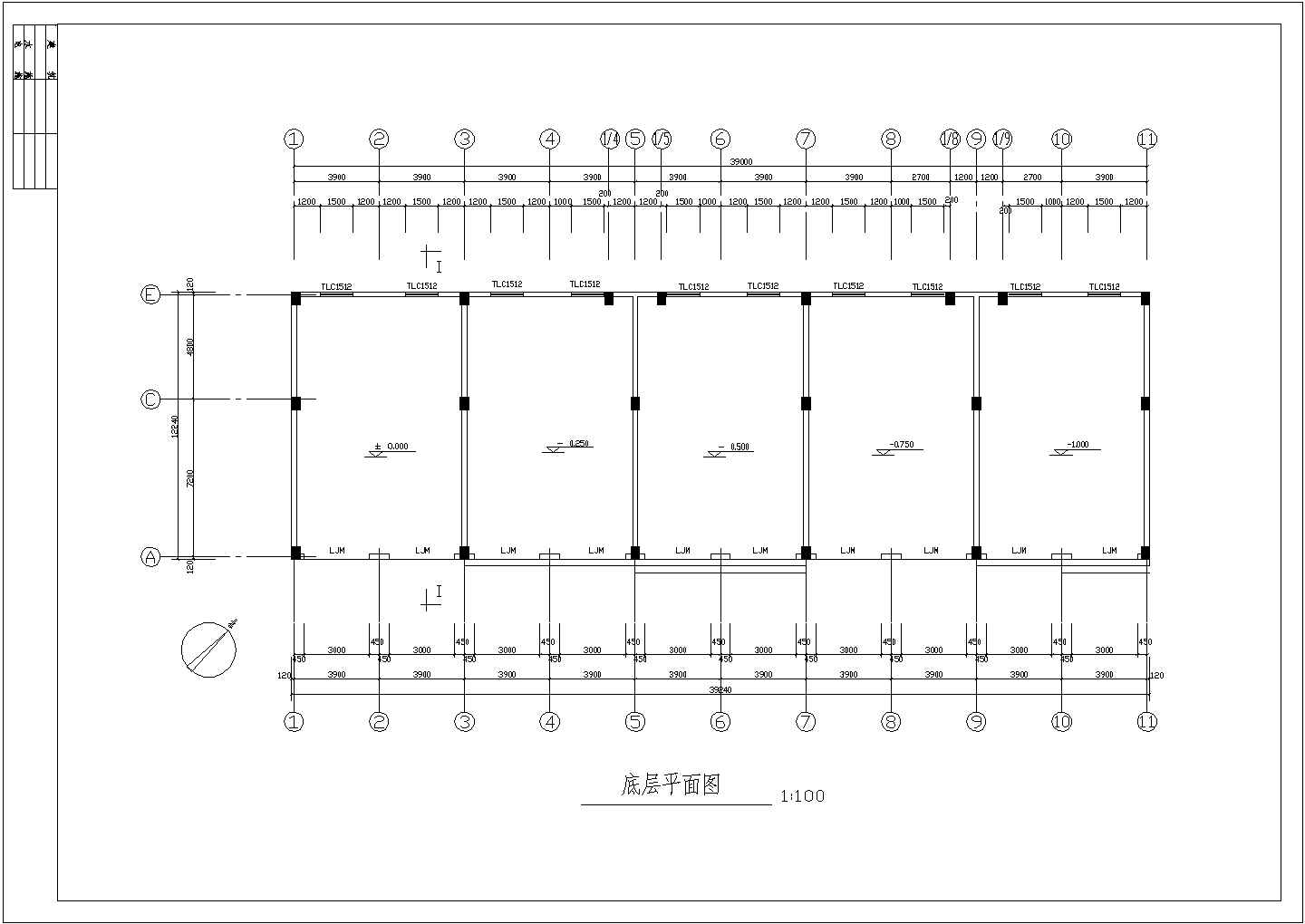 安徽省宣城市阳光城住宅小区整体施工设计CAD图纸