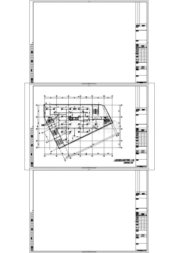 [南昌]商业街空调通风设计全套施工图(6栋建筑 大院图纸)cad图纸-图一