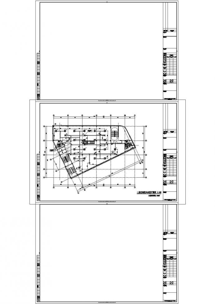 [南昌]商业街空调通风设计全套施工图(6栋建筑 大院图纸)cad图纸_图1