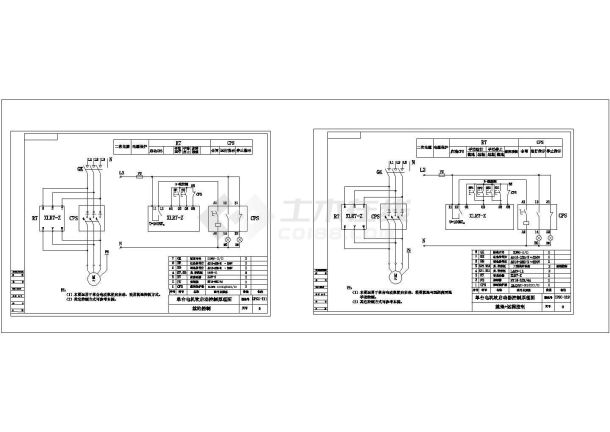 经典建筑电气设备设计cad二次控制原理图（标注详细，66张完整版）-图一