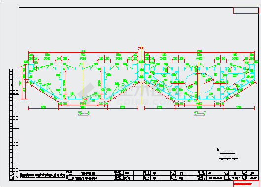 和合家园小学人行天桥项目图纸CAD图纸2021年最新-图一