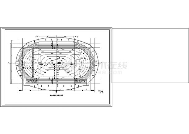 黑龙江某体育场综合工程建施图-dwg-图二