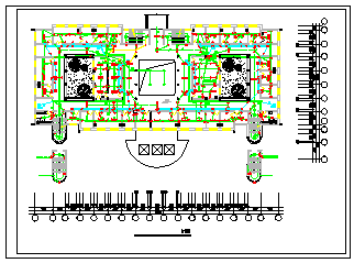 某地方大型医院电气CAD平面布置参考图-图二