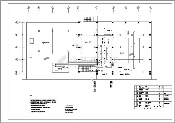厂房设计_某工业厂房变电所设计cad布置平面图（标注详细）-图二