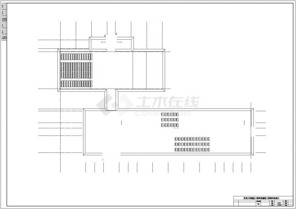 郑州市开阳中学6740平米4层结构教学综合楼全套筑结构设计CAD图纸-图二