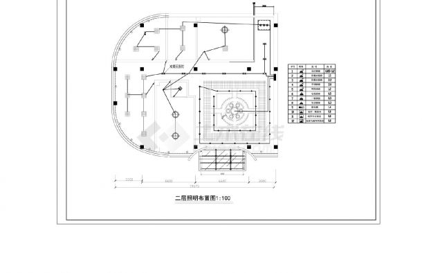 广州售楼处室内建筑设计装潢CAD平面图-图二