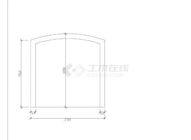 广州室内建筑设计装潢欧式线条图-图二