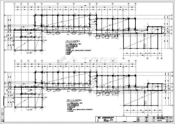 浏阳扩构底商私人住宅楼设计CAD详细建筑施工图-图二