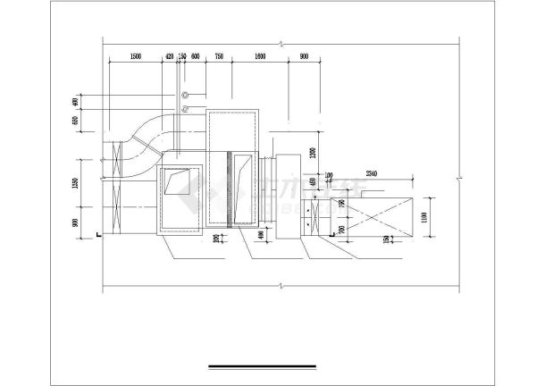 [四川]多层办公楼空调通风排烟加压送风系统设计施工图（含机房空调、设计说明、6个CAD）-图一