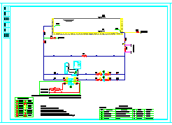[天津]室内游泳池水处理方案设计cad施工图纸