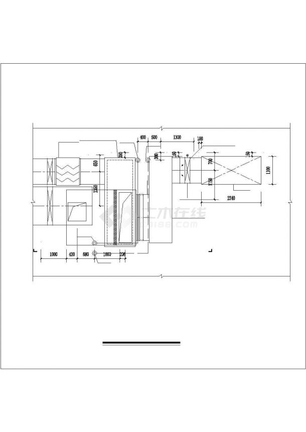 多层办公楼空调通风排烟加压送风系统设计施工图（含机房空调）-图二