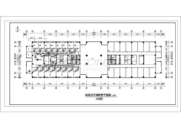 山东超高层办公楼空调通风系统设计施工图（多联式空调系统）-图一