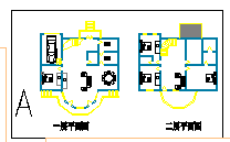 独栋别墅建筑设计方案平面施工图-图二