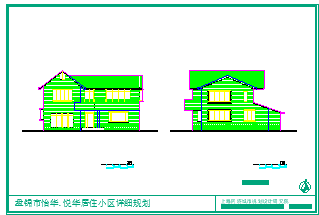 某居住小区别墅详细建筑规划设计cad图纸-图二