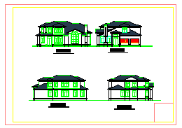 某地大型别墅设计cad建筑施工图纸_图1