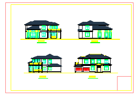 某地大型别墅设计cad施工建筑图纸_图1