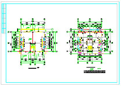 某标准农民房建筑设计cad施工图纸-图二