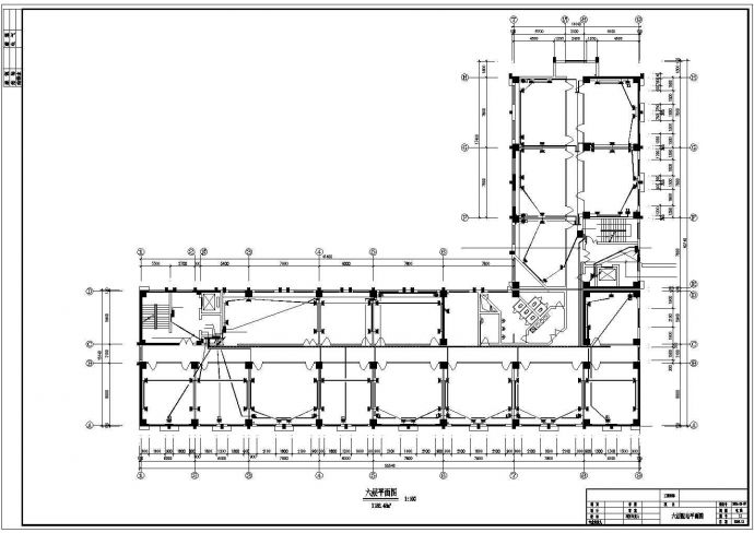 某十三层办公楼电气设计方案施工图，含每层面积_图1