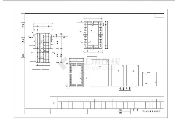 桩基程台挡土墙施工图（CAD，11张图纸）-图二