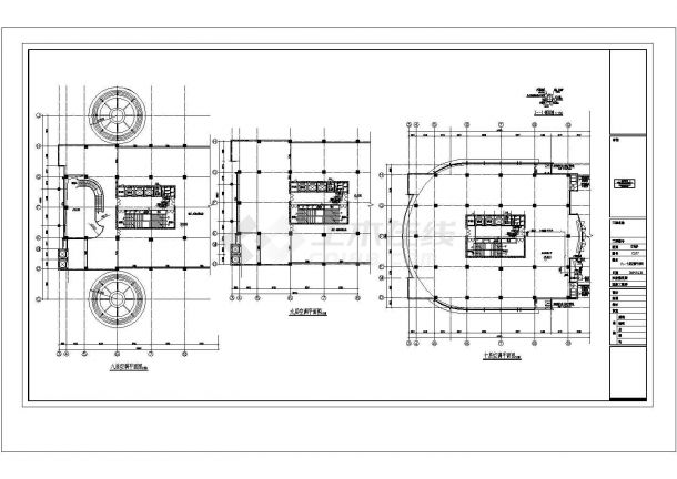 [广州]商业大厦空调通风设计施工图纸cad-图一