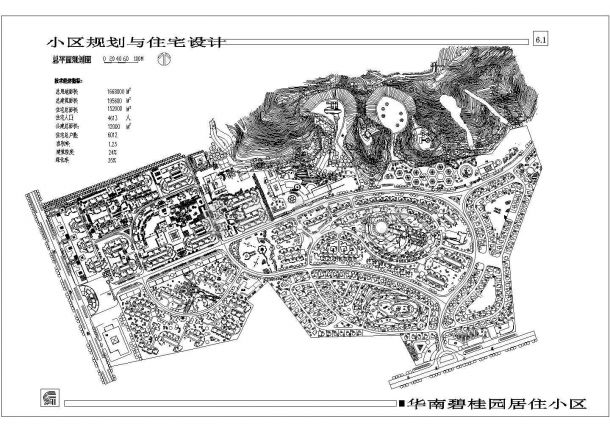 碧桂园小区规划底商私人住宅楼设计CAD详细建筑施工图-图二