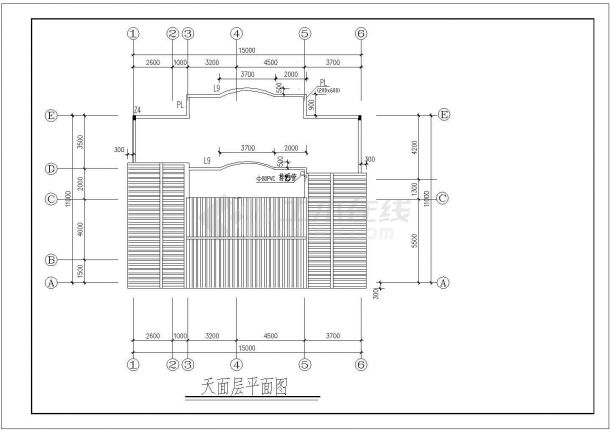 珠海三层住宅设计全套施工cad图-图二