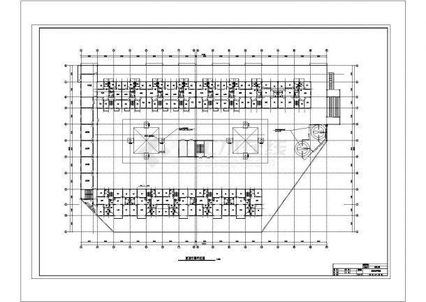 双层商业中心建筑空调系统设计cad施工图纸设计（含给排消防设计）-图一