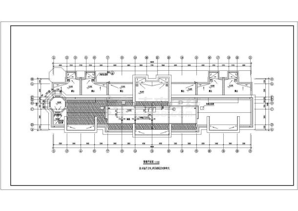 西苑山庄全套底商私人住宅楼设计CAD详细建筑施工图-图二