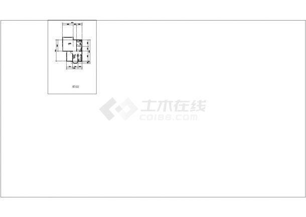 坡地独栋别墅建筑方案设计施工图-图一