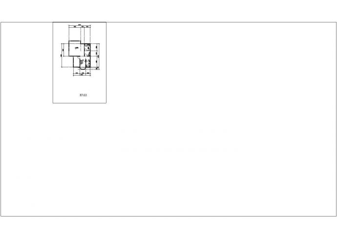 坡地独栋别墅建筑方案设计施工图_图1