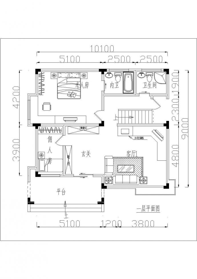 三层别墅整套建筑设计施工图带效果图_图1