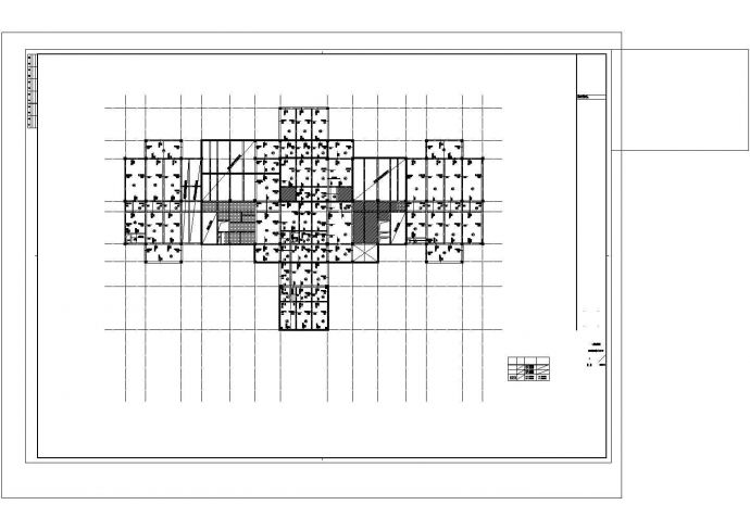 二层海南度假酒店结构施工图（入口处是大悬挑）_图1