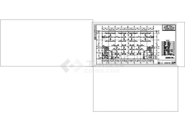 中型商场中心建筑中央空调工程cad图纸设计-图二