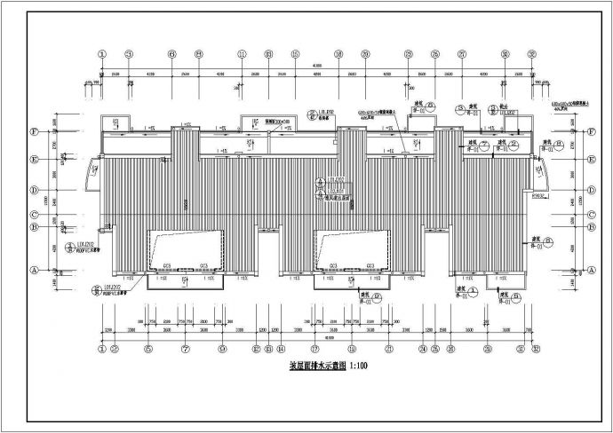 天花小区六层住宅楼建筑设计施工图纸_图1