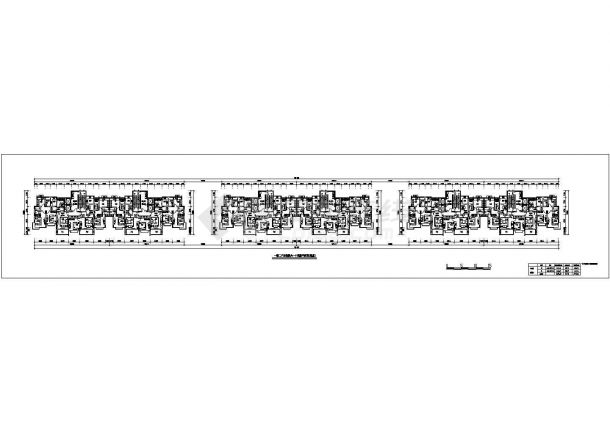 成都高层住宅楼底商私人住宅楼设计CAD详细建筑施工图-图二
