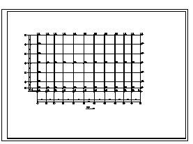 厂房设计_单层两跨两坡门式轻钢结构厂房施工cad图，共八张_图1