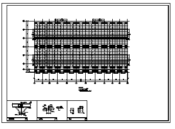厂房设计_单层两跨两坡门式轻钢结构厂房施工cad图，共八张-图二