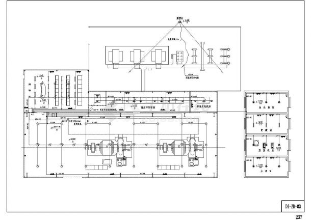 某10KV高压变电站设计cad平面布置图（标注详细）-图一
