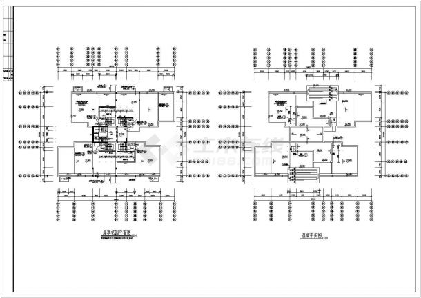 东莞多层住宅楼底商私人住宅楼设计CAD详细建筑施工图-图二