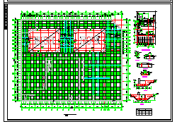 高层办公楼建筑结构设计CAD施工图-图二
