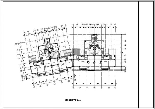 [辽宁]多层联排别墅给排水施工图（含设计说明、2个CAD）-图二
