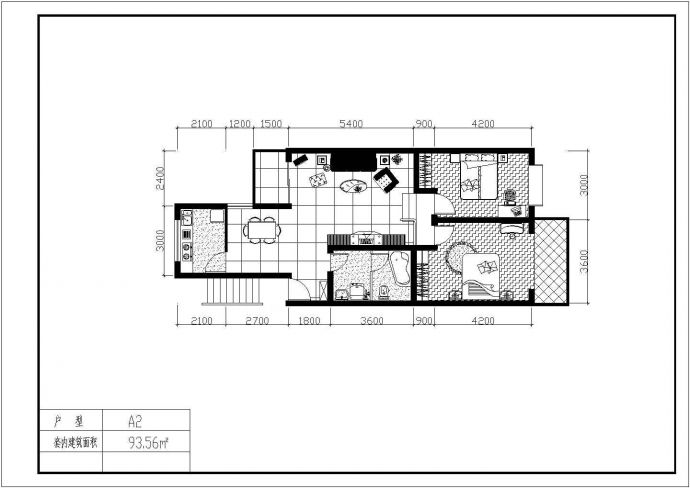 西安经典户型底商私人住宅楼设计CAD详细建筑施工图_图1