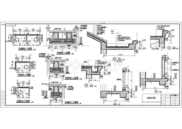 重庆六层加跃层住宅施工期临建（生活办公）用房设计CAD全套建筑施工图-图二