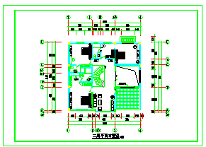 12个别墅建筑方案设计cad图纸-图二