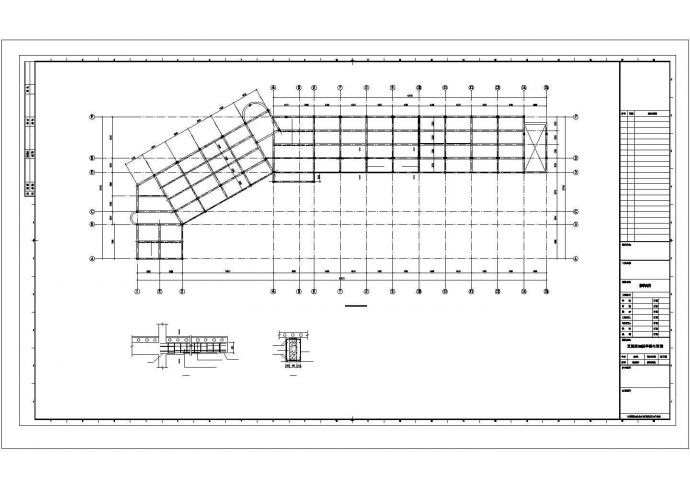 某地六层教学楼结构加固设计图（共21张图）_图1